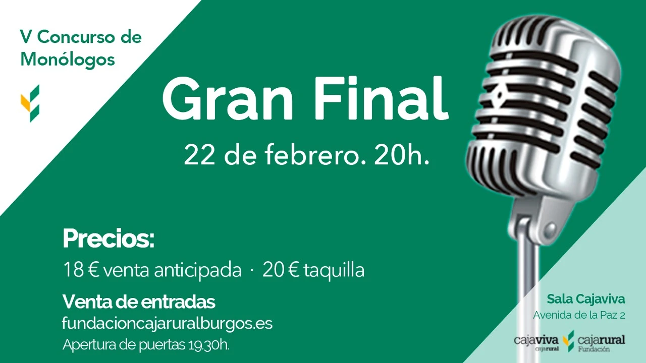 Gran Final V Concurso de Monólogos Fundación Caja Rural