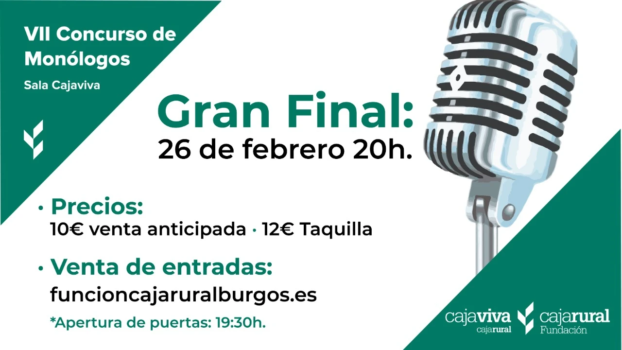 Gran Final VII Concurso de Monólogos Fundación Caja Rural